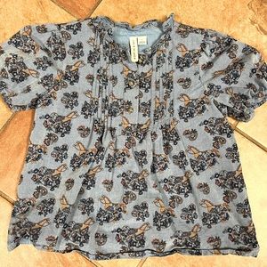 Janie and Jack Size 7 Girls Horse Tunic